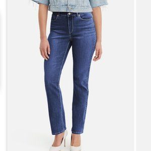 Levi's Classic Straight Mid Rise Dark Wash Jeans